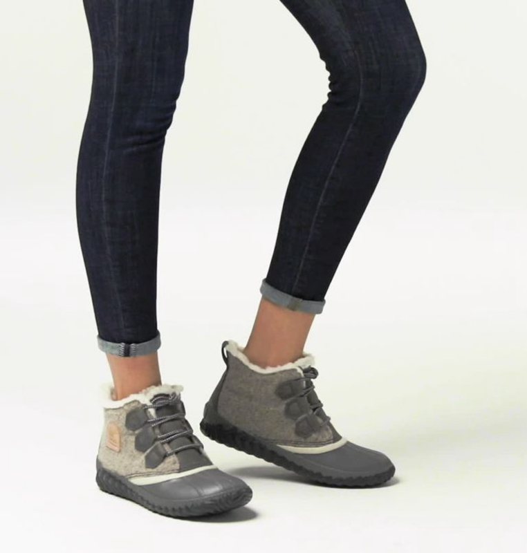 Botines Sorel Mujer - Out N About™ Plus Bajas Verde Oliva/Gris - 98541-TQXJ